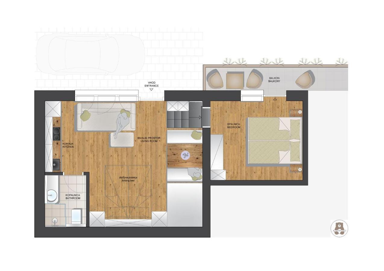 Apartma J.E.Z. Bohinj Bagian luar foto